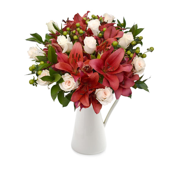 Belmonte Cream Rose and Succulent 14W Faux Floral Bouquet - #89R14, Lamps  Plus