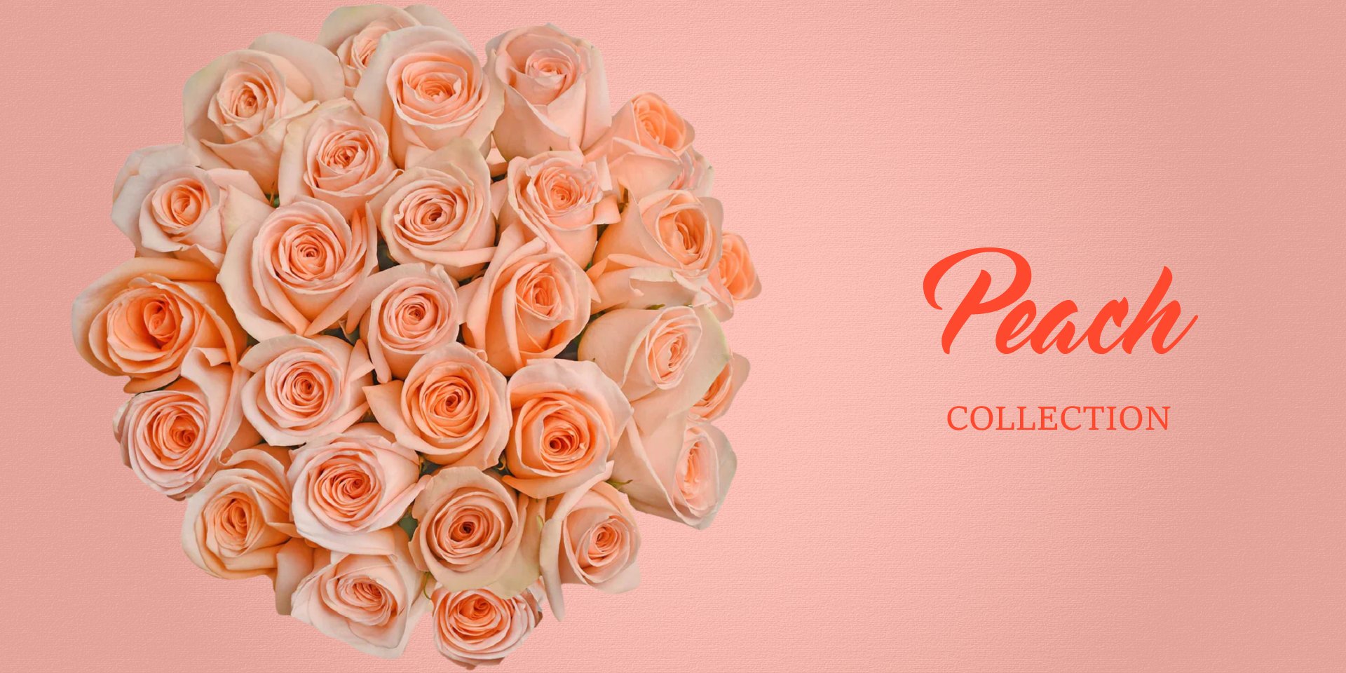 Peach Flowers - EbloomsDirect