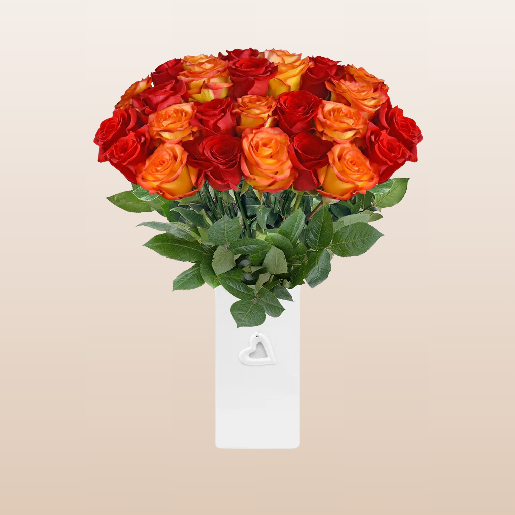 Red and Bicolor Orange