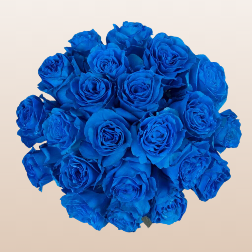 Blue Tinted Roses