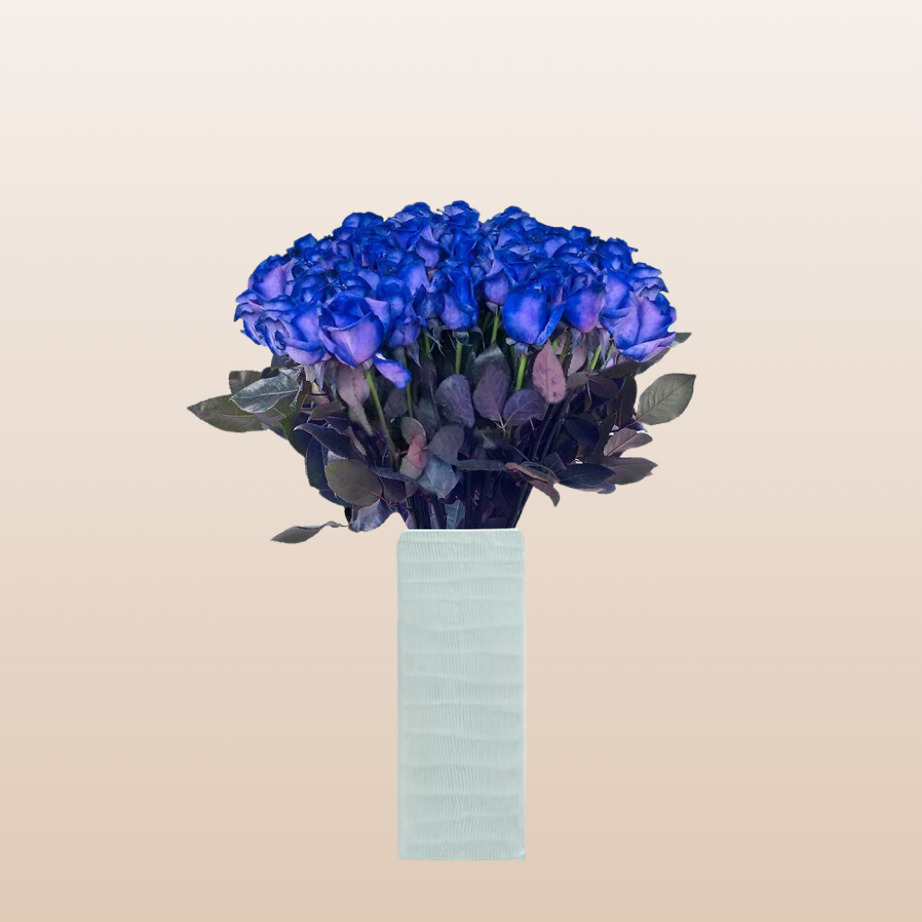 Blue Tinted Roses