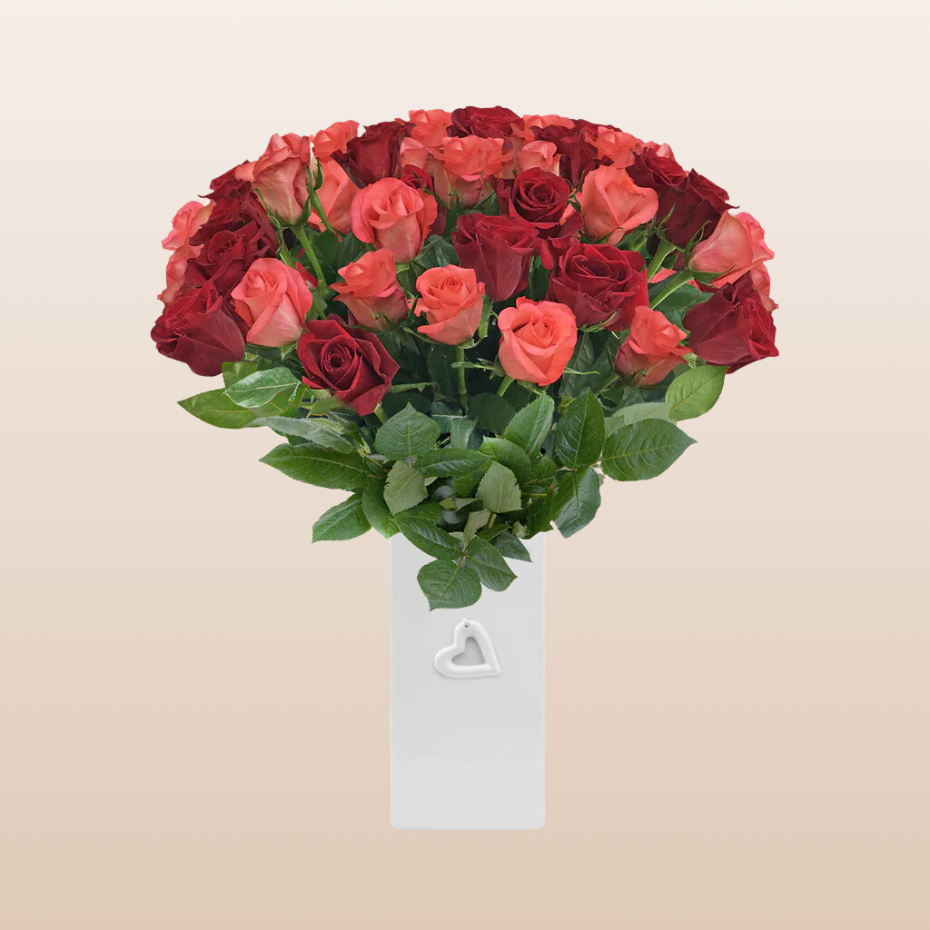 Duo Red - Coral Roses
