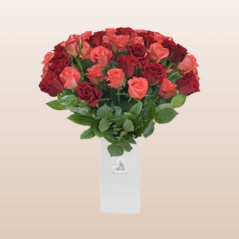 Duo Red - Coral Roses