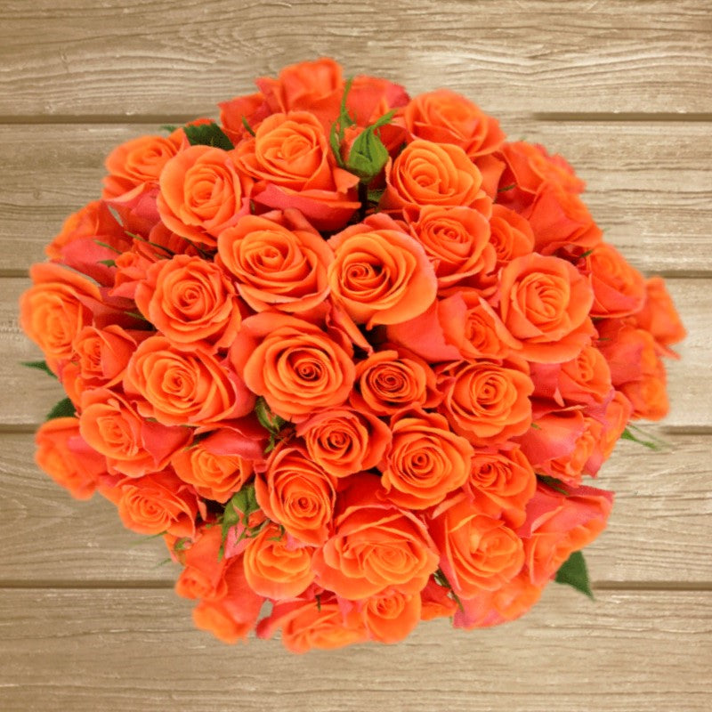 Orange Star Spray Rose EbloomsDirect Eblooms Farm Direct Inc.