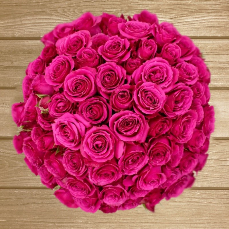 Purple irishka hot Pink Spray Roses - EbloomsDirect
