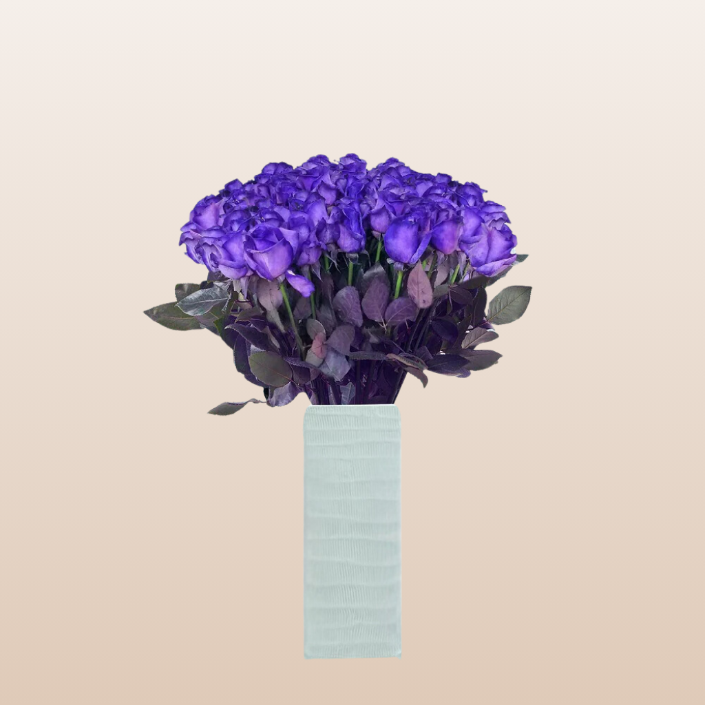 Purple Tinted Roses - EbloomsDirect Purple Tinted Roses - EbloomsDirect