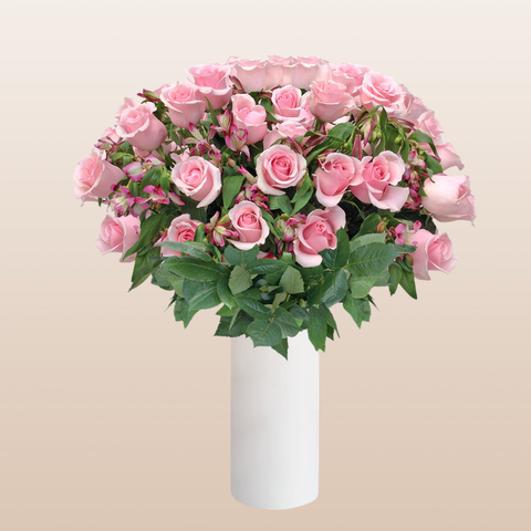 Rose - Alstroemeria Bouquet Orange Pack 8