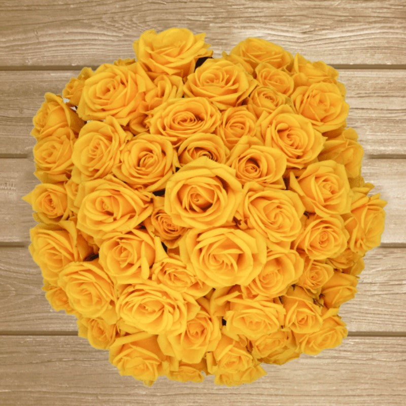 Somerset Yellow Spray Roses - EbloomsDirect