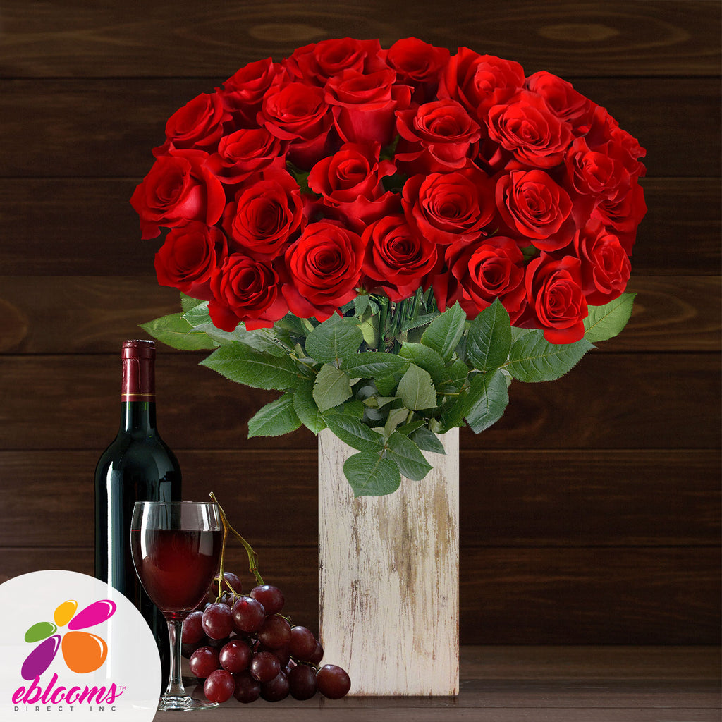 Red roses for valentine's day 2020