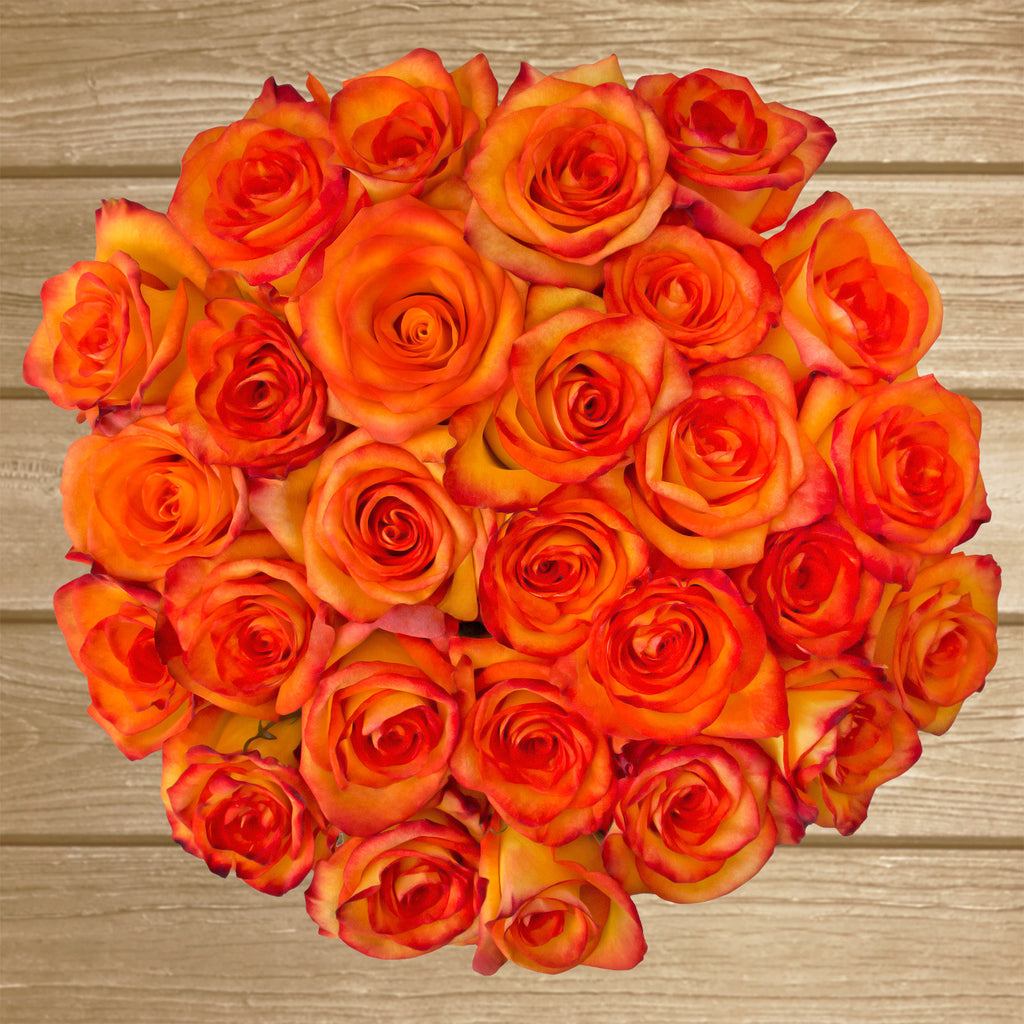 Bicolor Yellow orange roses the best flower arrangements and bouquets to order online for any ocassion and wedding and valentine's day