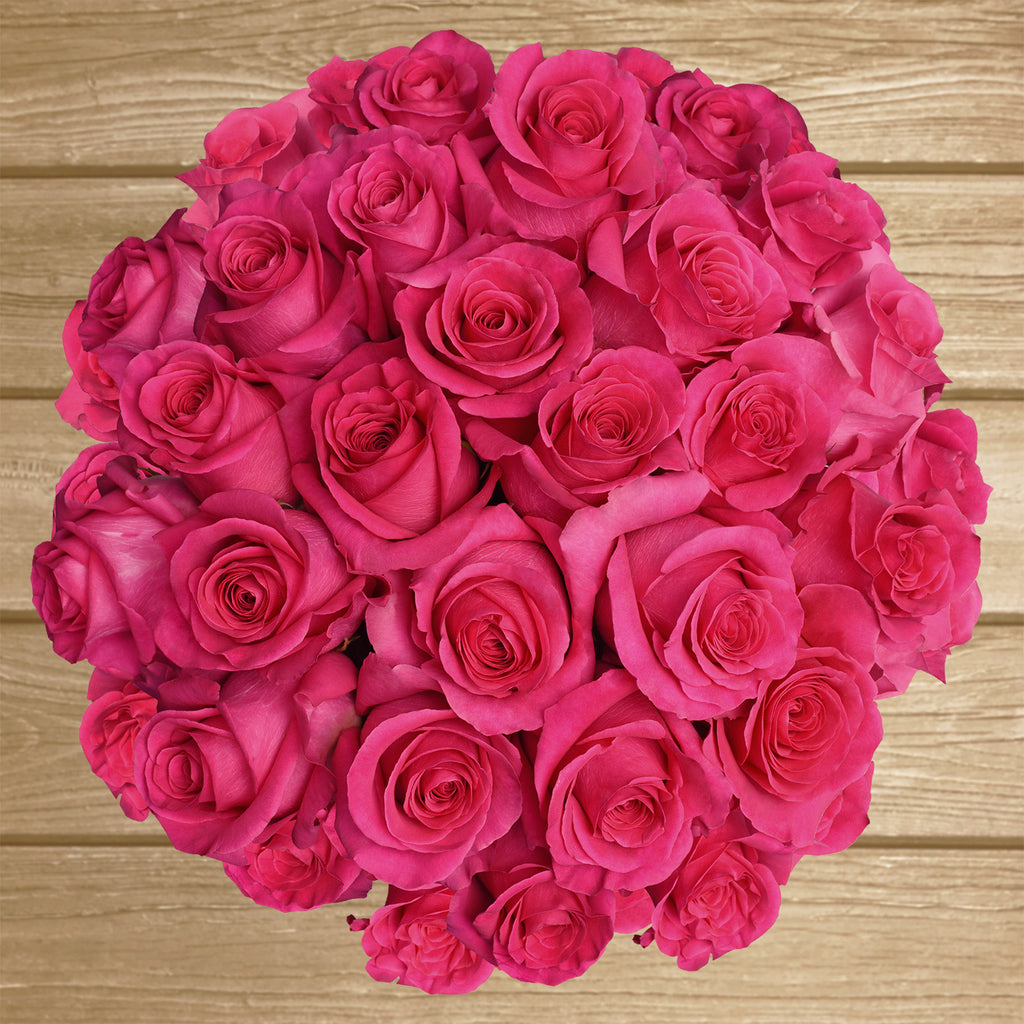 Hot pink Roses the best flower arrangements centerpieces and bouquets to order online for any ocasssion  and Valentine's day