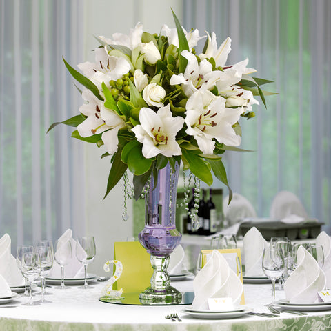 White Centerpieces Simple Me!