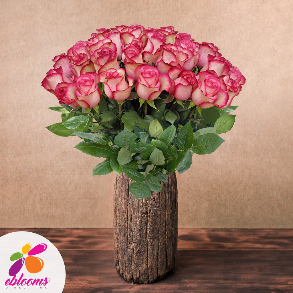 Bicoor pink roses the best flower arrangements centerpieces and bouquets to order online for any ocassion or wedding  and Valentine's day