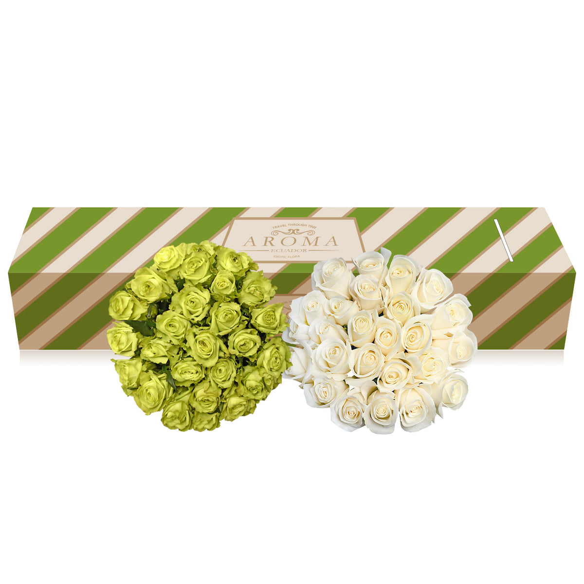 Green and White roses the best flower arrangement centerpieces bouquets to order online for any ocassion weddings, or event planners and valentine's day