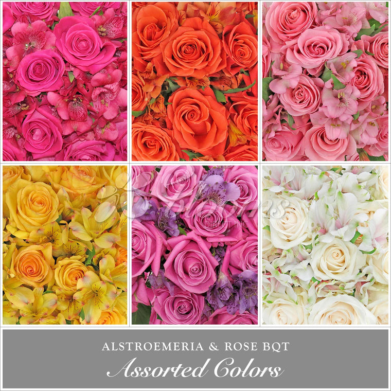Rose - Alstroemeria Assorted