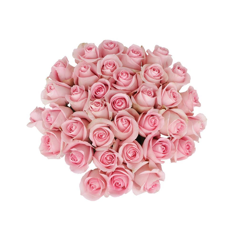 Glitter roses aka HK style bouquet blush color