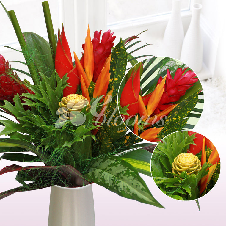 Bountiful Harvest Tropical Bouquets - EbloomsDirect