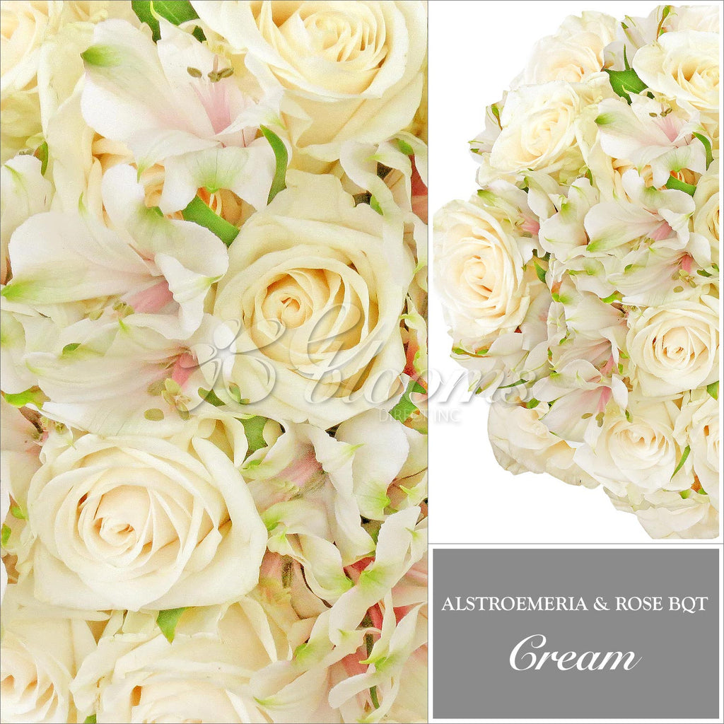 Cream Alstroemeria & Rose Bouquet